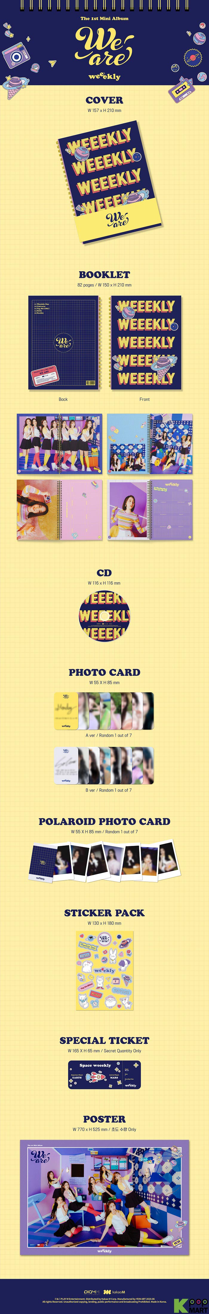 WEEEKLY WE ARE ALBUM INFO